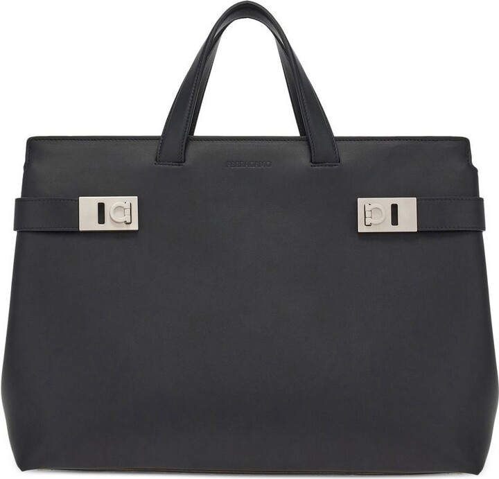 Ferragamo Leather messenger bag ShopStyle