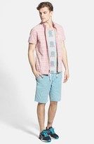 Thumbnail for your product : True Religion Short Sleeve Stripe Woven Shirt