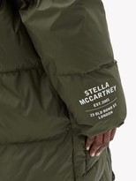Thumbnail for your product : Stella McCartney Erve Logo-printed Hooded Padded Coat - Khaki