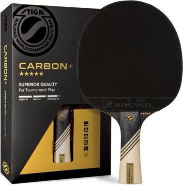 STIGA Carbon+ Performance Table Tennis Racket