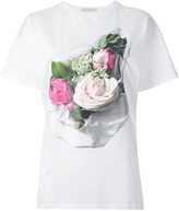 Christopher Kane t-shirt à motif de roses