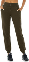 Thumbnail for your product : Alo Yoga | Slick Zip Front Sweatpant in Dark Olive, Size: Medium