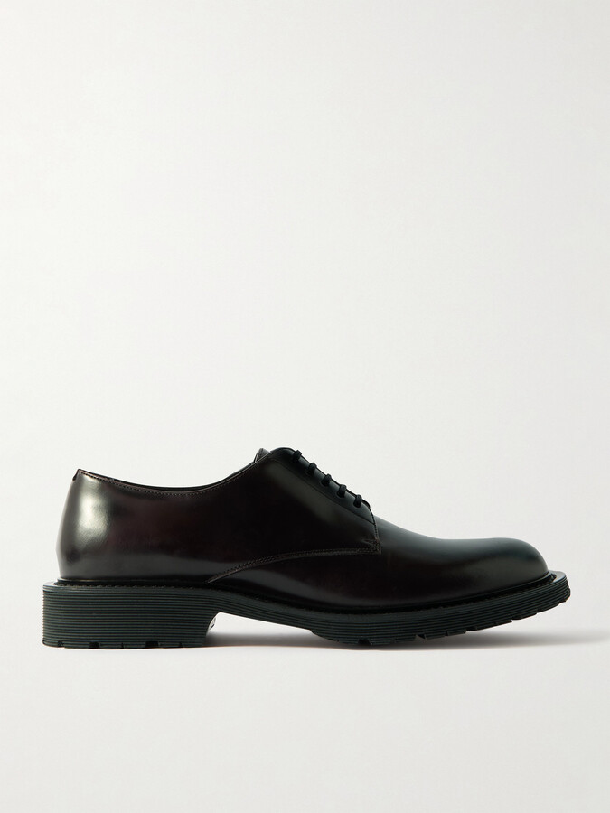 Saint Laurent Army Patent-Leather Derby Shoes
