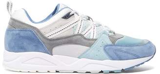 Karhu Fusion 2.0 Leather And Suede Trainers - Mens - Blue Multi