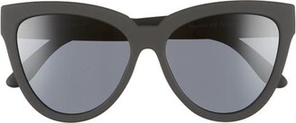 Le Specs Liar Liar 57mm Polarized Cat Eye Sunglasses
