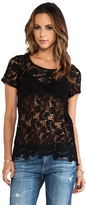 Thumbnail for your product : Bobi Crochet Lace Tee