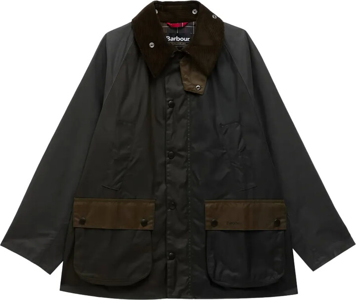 Barbour Bedale corduroy-collar pocket jacket