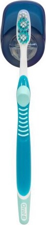 Sttelli SttelliNavyPlasticSuctionToothbrushHolder