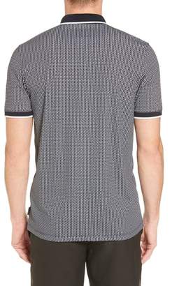 Ted Baker Aven Slim Fit Print Polo