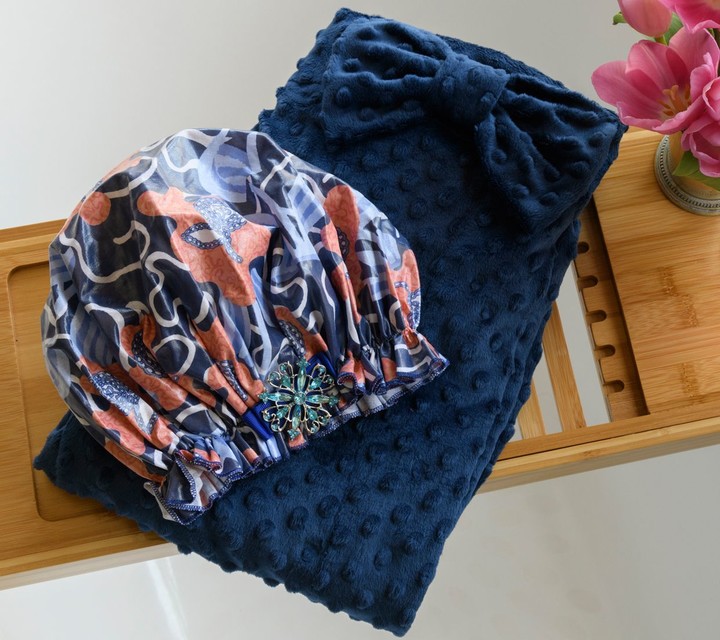 Dry Divas Designer Shower Cap and Towel Wrap Set ShopStyle Beauty