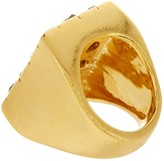 Thumbnail for your product : Marcia Moran Titanium Druzy Multi-Circle Rectangle Ring