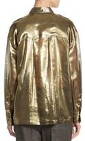 Thumbnail for your product : Brunello Cucinelli Metallic Silk Blouse
