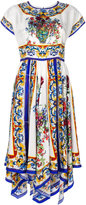 Dolce & Gabbana - robe mi-longue Majolica