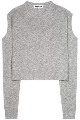 McQ RIk10 wool and cashmere cut-out sweater
