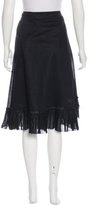 Thumbnail for your product : DKNY Ruffled A-Line Skirt
