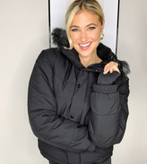 Thumbnail for your product : Protest Boxy ski jacket in black Exclusive at ASOS