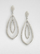 Thumbnail for your product : Adriana Orsini Crystal Encrusted Double Teardrop Earrings