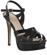 Thumbnail for your product : Office Nostalgia Platform Heels Black Patent Leather