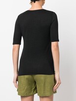 Thumbnail for your product : Majestic Filatures Fine-Knit Short-Sleeve Top
