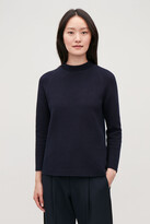 Thumbnail for your product : COS Ripple-Stitch Mock Neck Top