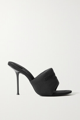 Womens Shoes Heels Clogs Save 13% Alexander Wang Platform Sliders 30322s020 in Black 