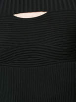 Thumbnail for your product : Cushnie cut-out detail ribbed top