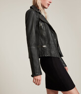 Thumbnail for your product : AllSaints Cargo Leather Biker Jacket