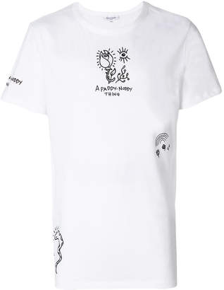Les Benjamins doodle print T-shirt