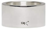 Thumbnail for your product : Le Gramme Silver Polished Le 13 Grammes Ring