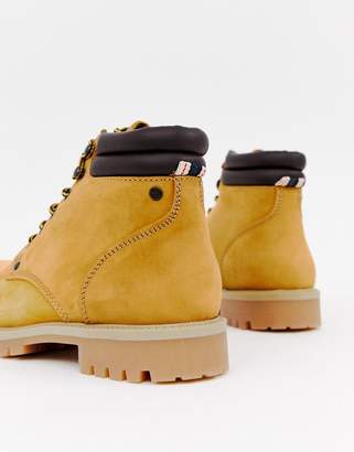 Jack and Jones lace up nubuck boots