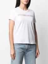 Thumbnail for your product : Elisabetta Franchi embroidered-logo T-shirt