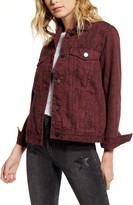Thumbnail for your product : Blank NYC Snake Print Denim Jacket