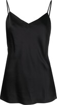 Thumbnail for your product : Karl Lagerfeld Paris logo-embroidery V-neck tank top