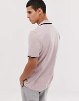 Thumbnail for your product : Ted Baker trophy neck polo shirt in pink