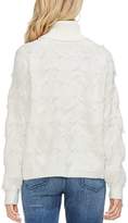 Thumbnail for your product : Vince Camuto Geometric-Fringe Turtleneck Sweater