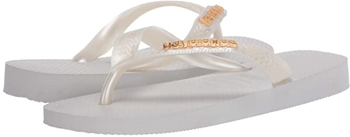 womens white havaianas flip flops
