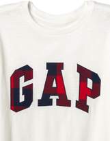 Thumbnail for your product : Gap Buffalo plaid logo tee