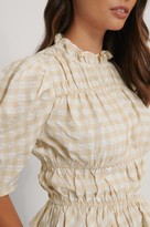Thumbnail for your product : NA-KD Check Shirred Blouse