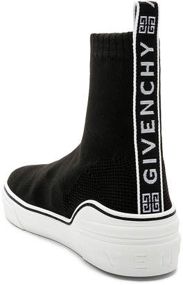 Givenchy George V Mid Sock Sneakers in Black & White | FWRD