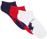 Thumbnail for your product : Polo Ralph Lauren Big Pony Sneaker Socks (Pack of 3)