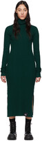Thumbnail for your product : S.R. STUDIO. LA. CA. Green Rib Funnel Neck Dress