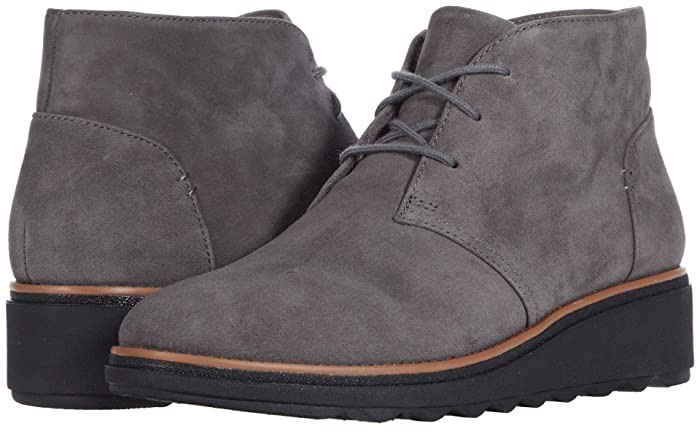 Grey Suede Boots Clarks | Shop the world's largest collection of fashion |  ShopStyle