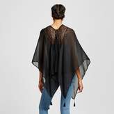 Thumbnail for your product : Sylvia Alexander® V-Neck Poncho with Tassels