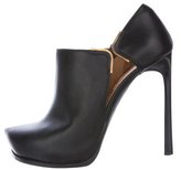Thumbnail for your product : Lanvin Leather Pointed-Toe Booties