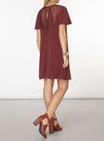 Thumbnail for your product : Vila **Vila Burgundy Lace Sleeve Dress