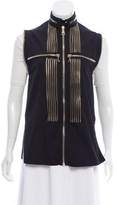Thumbnail for your product : Givenchy Zipper-Accented Collarless Vest