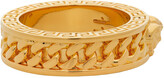 Thumbnail for your product : Versace Gold Medusa Head Chain Ring