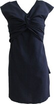 Thumbnail for your product : SALIENT LABEL - Palermo Tie Back Sash Dress In Pirate Black