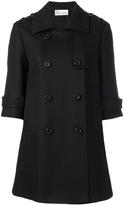 Red Valentino three-quarters sleeve double-breasted coat