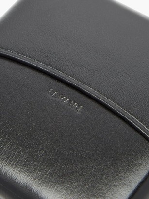 Lemaire Moulded Leather Cardholder - Black
